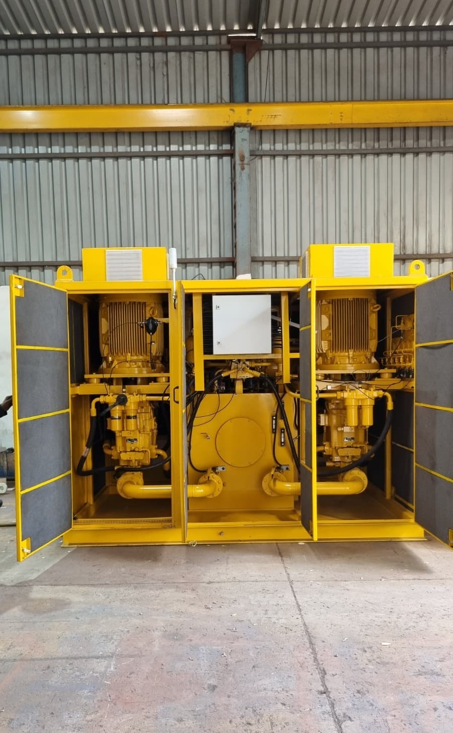 Hydraulic power pack, shop floor